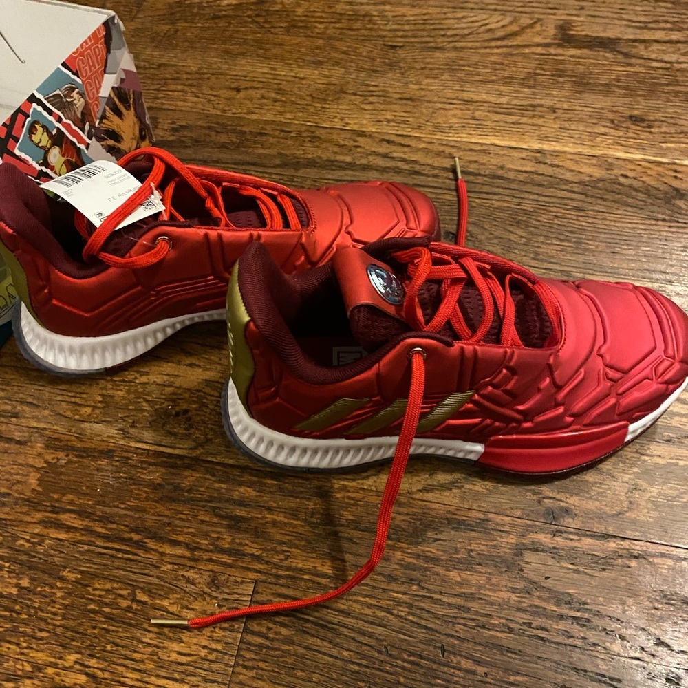 BNWT, Adidas X Marvel Harden Vol 3 Ironman Kicks 4